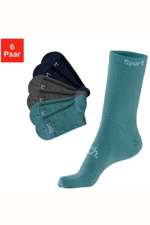 Bench Sportsokken met antibacteriële vochtregulering (set, 6 paar)