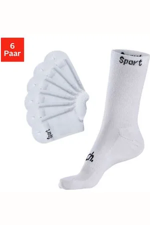 Bench Sportsokken met antibacteriële vochtregulering (set, 6 paar)