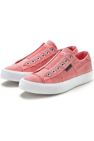 ELBSAND Slip-on sneakers uit textiel, comfortabele elastische inzet, lage schoen, casual schoen, slipper
