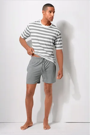 H.I.S Pyjama Pyjama van katoenmix (2-delig, 1 stuk)