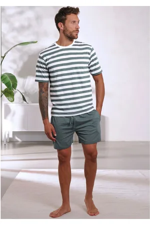 H.I.S Pyjama van katoenmix (2-delig, 1 stuk)