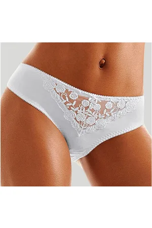 Nuance Slip met borduurkant