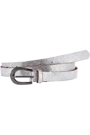 Lascana Heupriem Leren riem smalle riem in metallic-slang-look, voor broeken, jeans & jurken