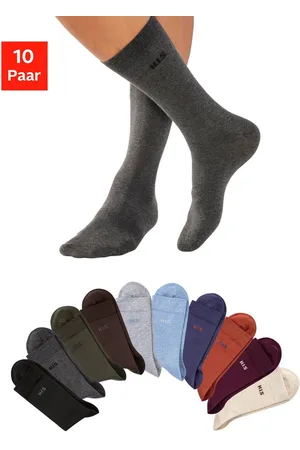 H.I.S Sokken met gekleurde binnenkant van de band (set, 10 paar)