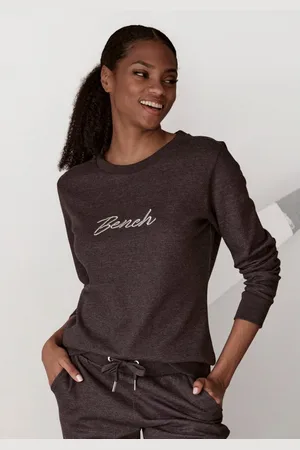 Bench Sweatshirt Loungeshirt met glanzende logo-borduurwerk, loungewear