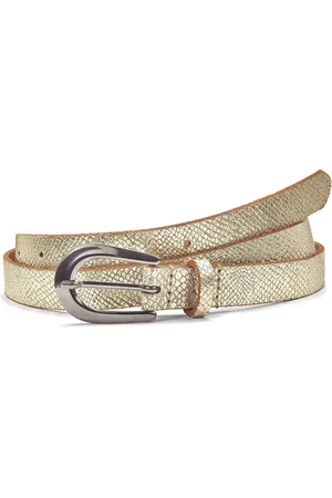 Lascana Heupriem Leren riem smalle riem in metallic-slang-look, voor broeken, jeans & jurken
