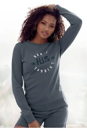 H.I.S Sweatshirt met grote logo-borduurwerk, loungepak