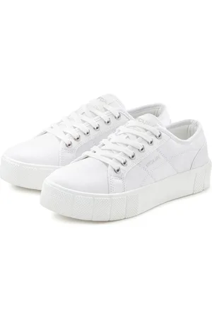 French Connection Sneakers Vrijetijdsschoen, lage schoen met plateaus zool VEGAN
