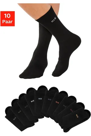 H.I.S Sokken met gekleurde binnenkant van de band (set, 10 paar)