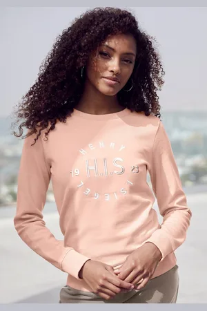 H.I.S Sweatshirt met grote logo-borduurwerk, loungepak