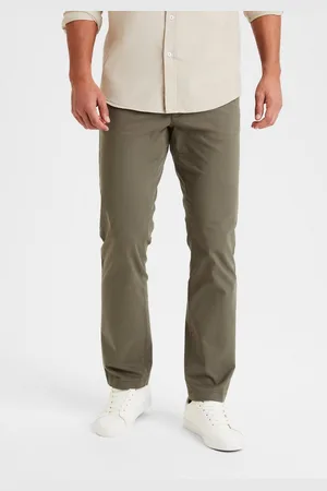 H.I.S Chino Regular fit lange broek, van elastische katoenkwaliteit