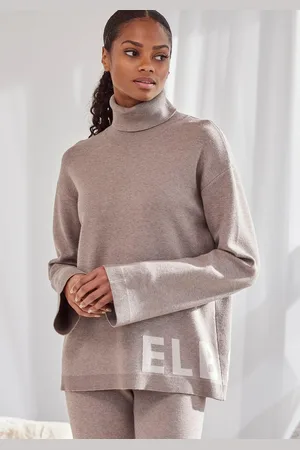ELBSAND Sweater Coltrui van hoogwaardige brei, loungewear