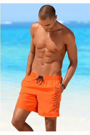 QS by s.Oliver Zwemshort met trendy logoprint