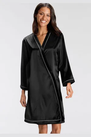 Bruno Banani Kimono met contrasterende paspel-details