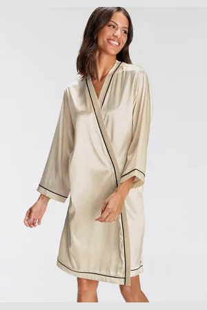 Bruno Banani Kimono met contrasterende paspel-details