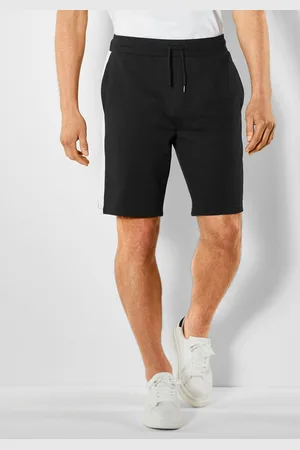 H.I.S Sweatshort opzij strepen met logoprint
