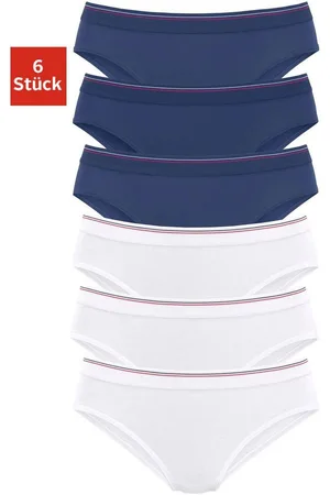 H.I.S Bikinibroekje elastische katoenkwaliteit (6 stuks, Set van 6)