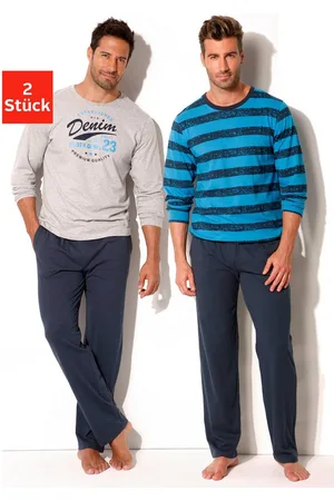 H.I.S Pyjama Pyjama met verschillend ontwerp (4-delig, Set van 2)