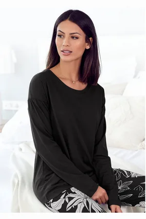 Lascana Pyjama top met afhangende schouders