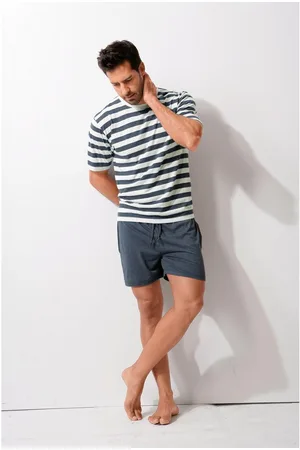 H.I.S Pyjama Pyjama van katoenmix (2-delig, 1 stuk)