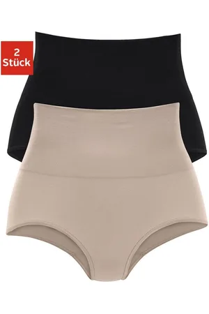 Petite Fleur Modellerende slip van elastische katoen, shape wear (2 stuks, Set van 2)