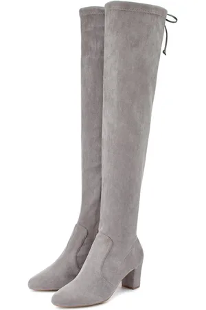 Lascana Overknee-laarzen Slouchy boots, lange schacht laarzen, instap laars, zacht stretchmateriaal