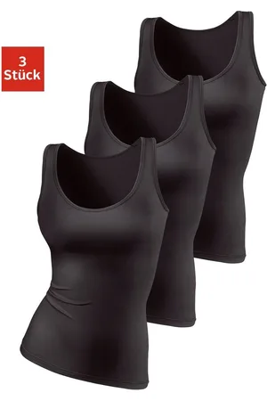 Vivance Hemd van zachte microvezel, tanktop, onderhemd (Set van 3)