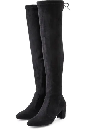 Lascana Overknee-laarzen Slouchy boots, lange schacht laarzen, instap laars, zacht stretchmateriaal