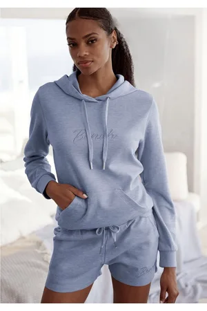 Bench Hoodie -lounge hoodie- met glanzende logo-borduurwerk, loungewear, loungepak