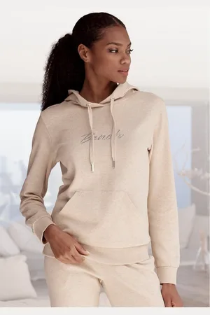 Bench Hoodie -lounge hoodie- met glanzende logo-borduurwerk, loungewear, loungepak