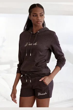 Bench Hoodie -lounge hoodie- met glanzende logo-borduurwerk, loungewear, loungepak