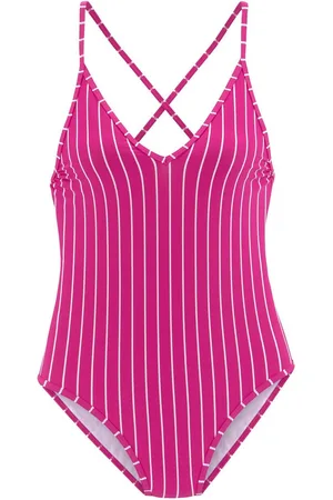 vivance collection Badpak met krijtstrepen
