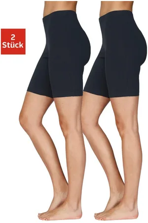 Vivance Fietsbroekje met rubberen tailleband, loungewear (Set van 2)