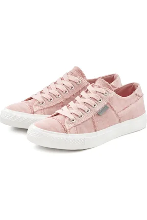 ELBSAND Sneakers Veterschoen, vrijetijdsschoen van textiel, used-look VEGAN