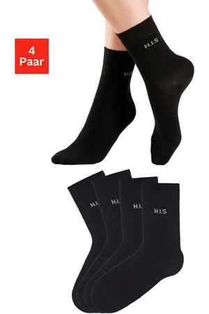 H.I.S Sokken zonder snijdende boord (set, 4 paar)