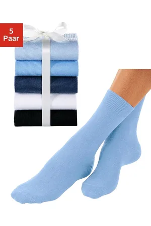 Go In Basic sokken unikleur (set, 5 paar)