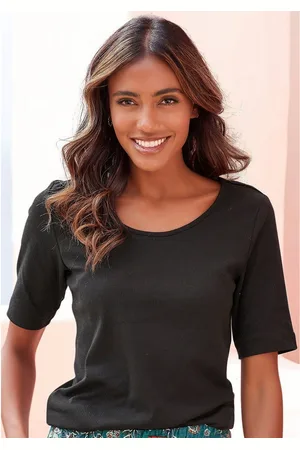 Lascana Pyjama top van ribbreisel