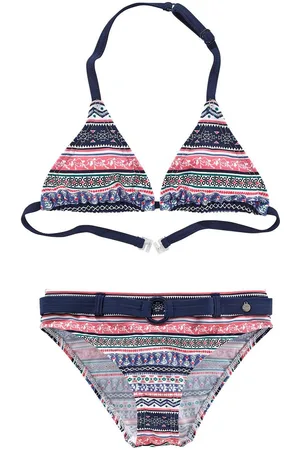 QS by s.Oliver Triangelbikini Barcelona Kids in pittige streep-look