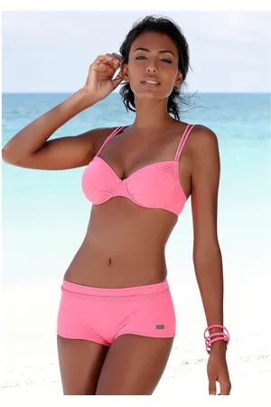 Buffalo Bikini-hotpants Happy met gevlochten sierriem