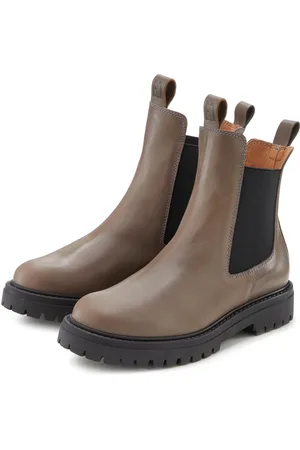 ELBSAND Laarsjes Chelsea laarzen, instaplaarzen, bikerboots van leer