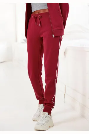 KangaROOS Relaxbroek met contrasterende piping, loungepak