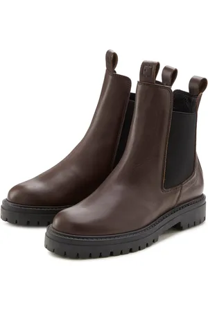 ELBSAND Laarsjes Chelsea laarzen, instaplaarzen, bikerboots van leer