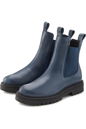 ELBSAND Laarsjes Chelsea laarzen, instaplaarzen, bikerboots van leer
