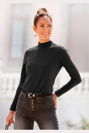 Lascana Shirt met staande kraag
