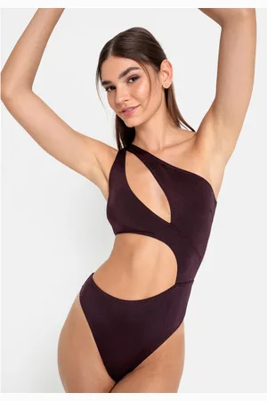Lascana Monokini Nele met glanzende coating