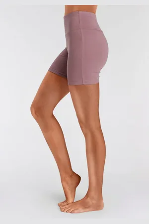 Lascana Short met brede boord en logoprint