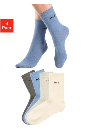 H.I.S Sokken zonder snijdende boord (set, 4 paar)