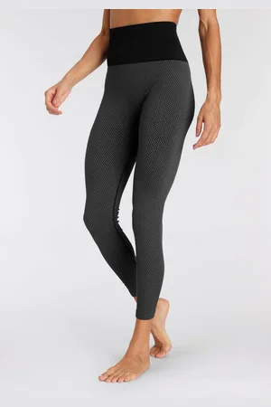 Vivance Legging -Sportbroek in jacquardpatroon en brede tailleband