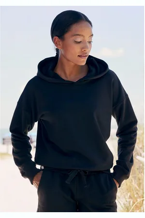 Lascana Hoodie van biologische katoen, loungewear