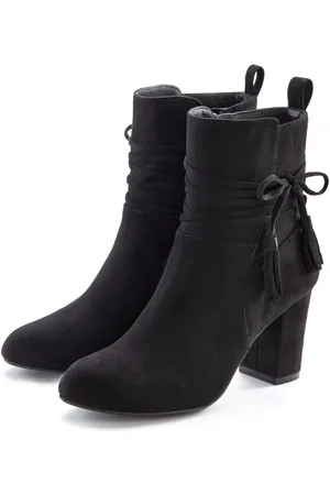 Lascana Laarsjes met blokhak, high-heel enkellaars, enkellaarsjes, laarzen